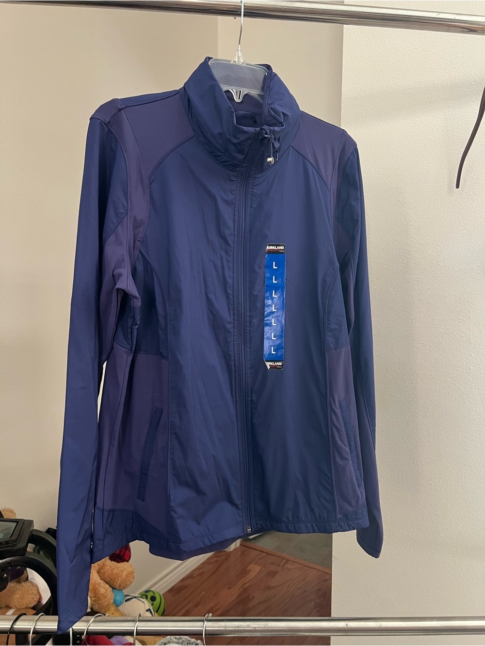 Kirkland Signature Women's Deep Navy Full-Zip Utility Jacket